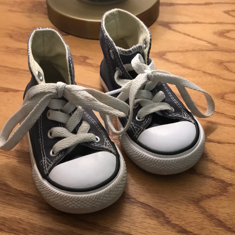 Toddler Grey High Top Converse